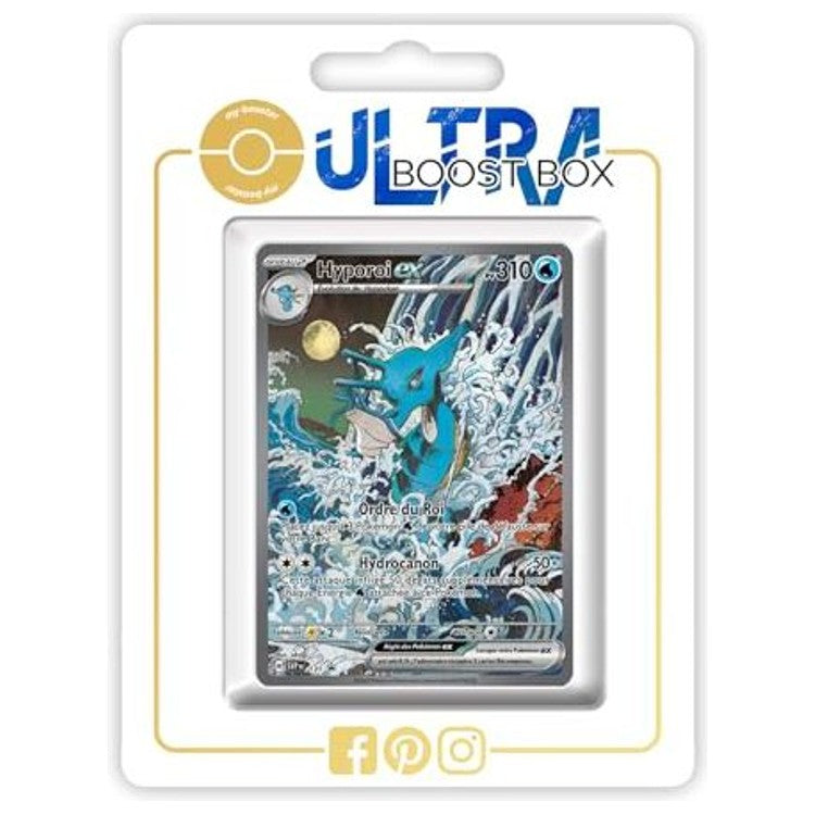 Carte Pokémon Hyporoi ex SV131 Alternative Pokémon Gallery de l’extension Fable Nébuleuse Écarlate et Violet 6.5, vue de face en gros plan