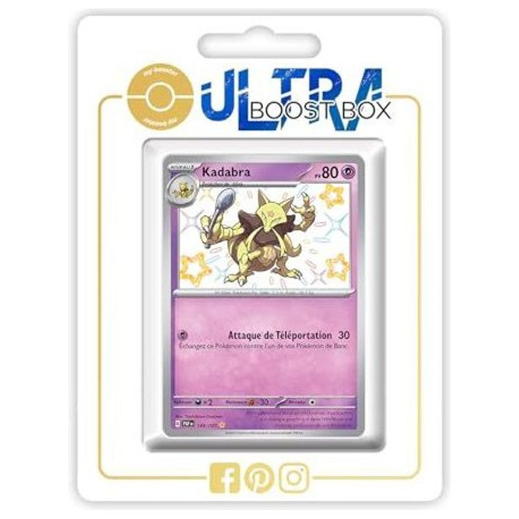 Carte Pokémon Kadabra 149/091 chromatique secrète recto, édition française Destinées de Paldea Écarlate et Violet 4.5