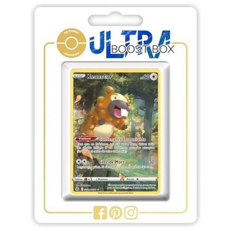 Carte Pokémon Keunotor GG29/GG70 Alternative Pokémon Gallery Secrète Zénith Suprême Épée et Bouclier 12.5, vue de face en gros plan