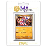 Carte Pokémon Koraidon 124/198 Holo ou Reverse, recto, issue de l’extension Écarlate et Violet 1 EV01 en français