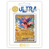 Carte Pokémon Koraidon ex SV197 Ultra Rare de l’extension Écarlate et Violet 9, vue de face avec illustration complète du Pokémon Paradoxe.