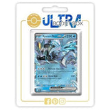 Carte Pokémon Kyurem Noir ex 048/191 ultra rare de l’extension Étincelles Déferlantes EV08, vue de face avec l’illustration complète du Pokémon légendaire.