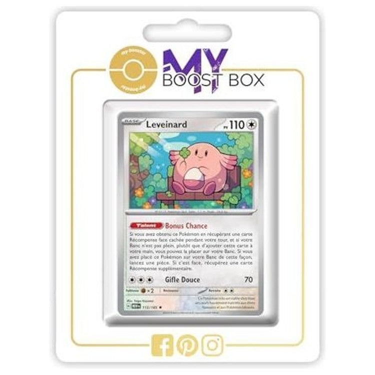 Carte Pokémon Leveinard 113/165 en version Holo ou Reverse, recto détaillé de l’extension 151 Écarlate et Violet EV03.5