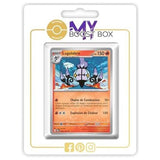 Carte Pokémon Lugulabre 038/197 en version Reverse de l’extension Flammes Obsidiennes Écarlate et Violet 03, vue de face en gros plan.