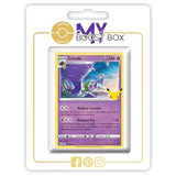 Carte Pokémon Lunala 015/025 Holo de l’extension Célébrations, bloc Épée et Bouclier 07.5, vue de face en édition française.
