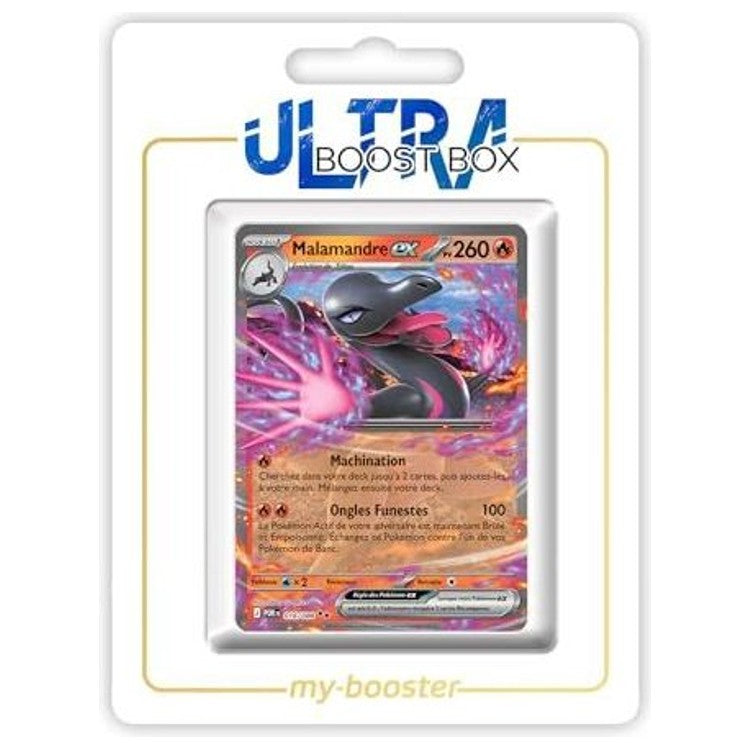 Carte Pokémon Malamandre ex 016/088 en français, recto, issue de l’extension Équilibre Parfait du bloc Méga-Évolution ME03