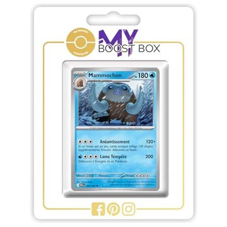 Carte Pokémon Mammochon 025/094 Reverse, recto en français de l’extension Flammes Fantasmagoriques bloc Méga-Évolution 02