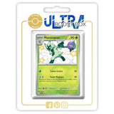 Carte Pokémon Matourgeon SV077 chromatique de l’extension Destinées de Paldea Écarlate et Violet 4.5, vue de face avec l’illustration brillante.