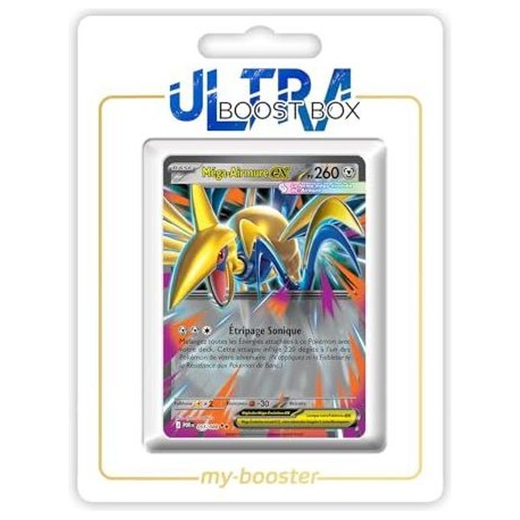 Carte Pokémon Méga Airmure ex 055/088 en français, recto, issue de l’extension Équilibre Parfait du bloc Méga-Évolution ME03