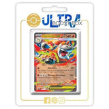 Carte Pokémon Méga-Camérupt ex 022/132 ultra rare du bloc Méga-Évolution 01, vue de face avec l’illustration complète en français.