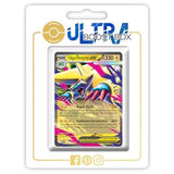 Carte Pokémon Méga-Élecsprint ex 050/132 Ultra Rare du bloc Méga-Évolution 01, vue de face avec l’artwork électrique détaillé.