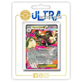 Carte Pokémon Méga-Lockpin ex 084/094 Ultra Rare de l’extension Flammes Fantasmagoriques, bloc Méga-Évolution 02, vue de face en français.