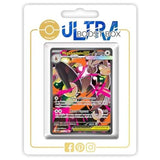 Carte Pokémon Méga-Lockpin ex 128/094 Alternative Pokémon Gallery Secrète, recto, issue de l’extension Flammes Fantasmagoriques ME02