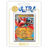 Carte Pokémon Méga-Lucario ex 077/132 Ultra Rare du bloc Méga-Évolution 01, vue de face avec illustration complète en français.