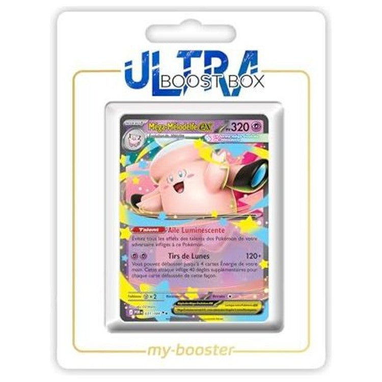 Carte Pokémon Méga Mélodelfe ex 031/088 en français, recto, issue de l’extension Équilibre Parfait du bloc Méga-Évolution ME03