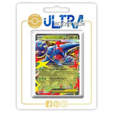 Carte Pokémon Méga-Scarhino ex 004/094 Ultra Rare de l’extension Flammes Fantasmagoriques en français, vue de face avec illustration complète.