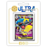 Carte Pokémon Méga-Sharpedo ex 113/094 Full Art Secrète, édition française Flammes Fantasmagoriques Méga-Évolution 02, vue de face détaillée.