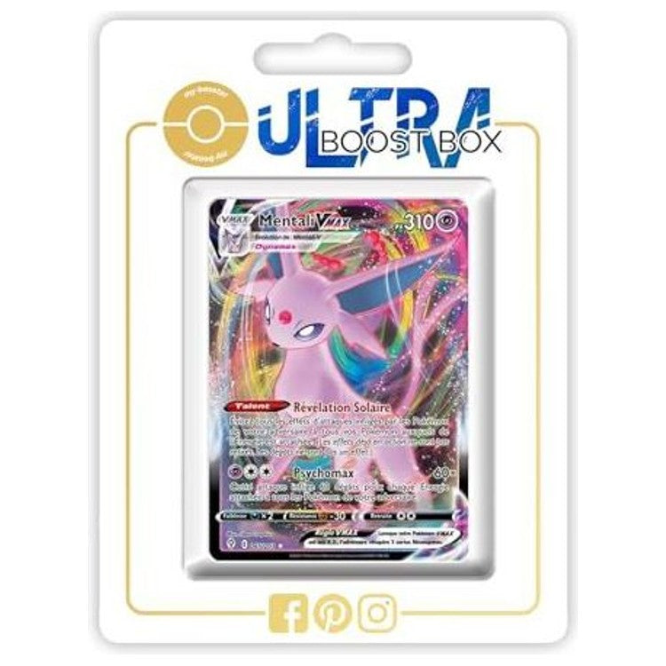 Carte Pokémon Mentali VMAX 065/203 en français, vue de face, issue de l’extension Évolution Céleste du bloc Épée et Bouclier
