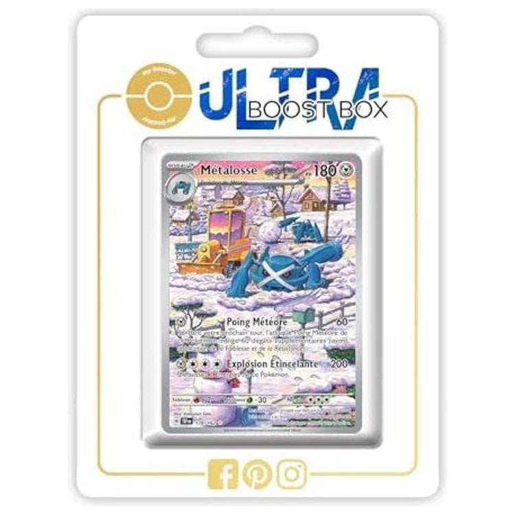 Carte Pokémon Métalosse 178/162 Alternative Pokémon Gallery Secrète, recto, issue de l’extension Forces Temporelles Écarlate et Violet EV05