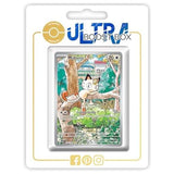 Carte Pokémon Miaouss 106/094 Alternative Pokémon Gallery Secrète, recto en français de l’extension Flammes Fantasmagoriques bloc Méga-Évolution 02.