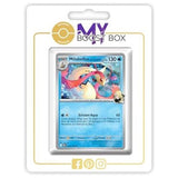 Carte Milobellus de Cynthia visible dans un emballage blanc, sous le logo My Boost Box.