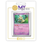 Carte Pokémon Mimiqui 037/091 Holo ou Reverse recto, édition française de l’extension Destinées de Paldea Écarlate et Violet 4.5