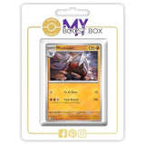 Carte Pokémon Minotaupe 086/162 en version Reverse de l’extension Forces Temporelles Écarlate et Violet 05, vue de face en gros plan.