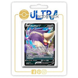 Carte Pokémon Moufflair V 108/195 Ultra Rare de l’extension Tempête Argentée Épée et Bouclier 12, vue de face avec l’illustration complète.