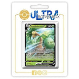 Carte Noadkoko d'Alola V visible dans un support blanc à bordure dorée, sous un logo bleu et or.