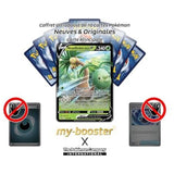 Carte Noadkoko d'Alola V au centre d'un visuel avec des cartes Pokémon disposées en éventail derrière elle.