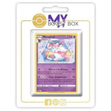 Carte Pokémon Nymphali SWSH211 Holo promo en français, recto, issue du bloc Épée et Bouclier Astres Radieux dans un coffret Myboost.