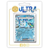 Carte Pokémon Ogerpon Masque du Puits ex 064/167 Téracristal, édition française Mascarade Crépusculaire EV06, vue de face en gros plan