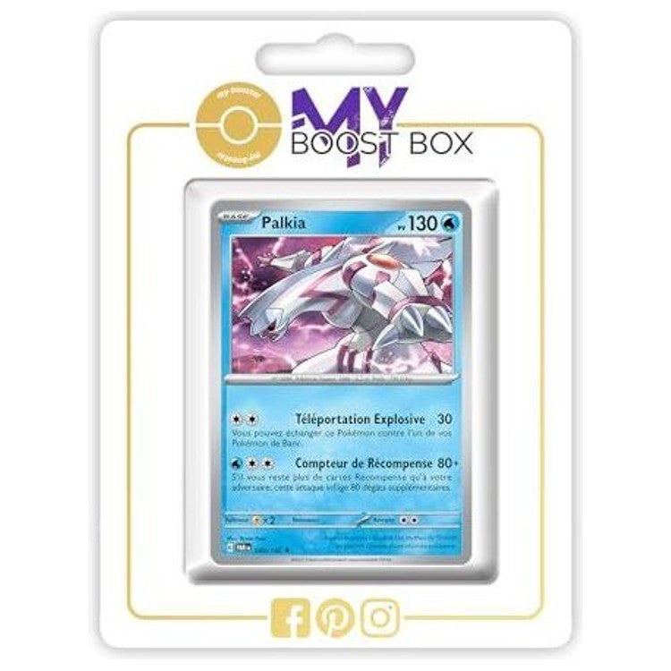 Carte Pokémon Palkia 040/182 en version Holo ou Reverse, recto, issue de l’extension Faille Paradoxe Écarlate et Violet 04.