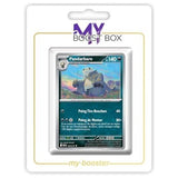 Carte Pokémon Pandarbare 140/217 en version Reverse de l’extension Héros Transcendants, vue de face avec le Pokémon Combat en gros plan.