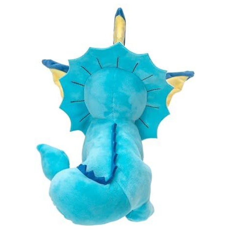Peluche Aquali vue de dos, crête dorsale et longue queue