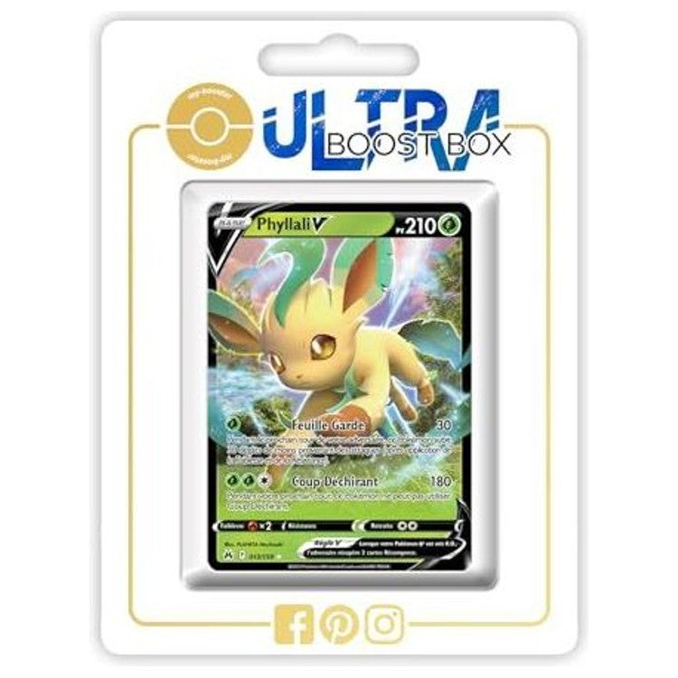 Carte Pokémon Phyllali V 013/159 en français, issue de l’extension Zénith Suprême du bloc Épée et Bouclier, vue de face en gros plan.