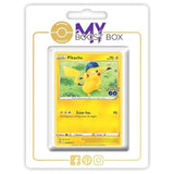 Carte Pokémon Pikachu 028/078 Holo ou Reverse de l’extension Pokémon GO, bloc Épée et Bouclier 10.5, vue de face en français.