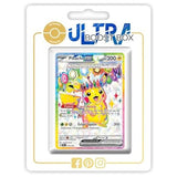 Carte Pokémon Pikachu ex 219/191 Full Art Téracristal secrète EV08, vue de face, issue de l’extension Étincelles Déferlantes en français