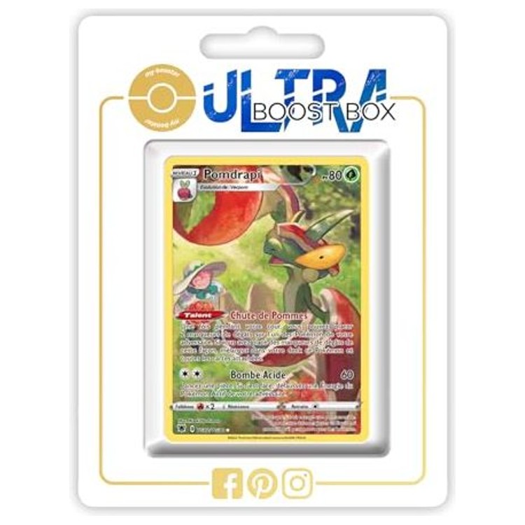 Carte Pokémon Pomdrapi UB-TG02/TG30 Alternative Pokémon Gallery Secrète Astres Radieux, vue de face avec illustration complète.