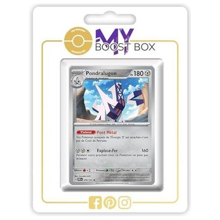 Carte Pokémon Pondralugon 070/131 en version Holo ou Reverse de l’extension Évolutions Prismatiques, recto en français du bloc Écarlate et Violet EV08.5