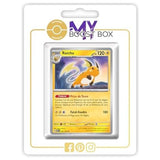 Carte Pokémon Raichu 026/165 Holo ou Reverse de l’extension 151 Écarlate et Violet EV03.5, vue de face avec le Pokémon Électrik en gros plan