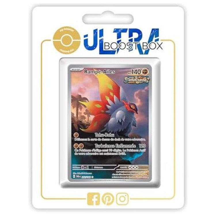 Carte Pokémon Rampe-Ailes 203/182 Illustration Rare Secrète, recto en français de l’extension Faille Paradoxe Écarlate et Violet EV04