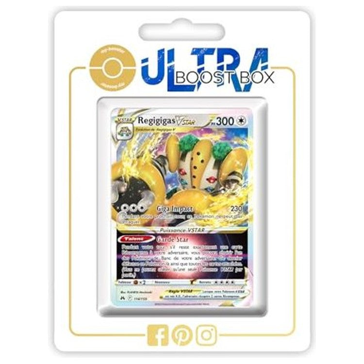 Carte Pokémon Regigigas VSTAR 114/159 en français, recto détaillé de l’extension Zénith Suprême du bloc Épée et Bouclier 12.5