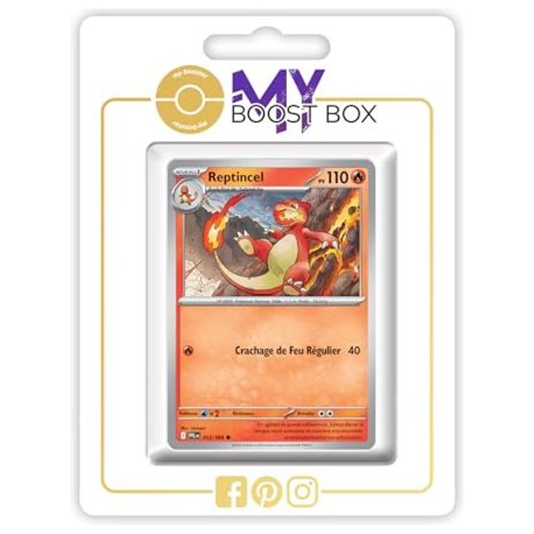 Carte Pokémon Reptincel 012/094 Reverse, recto en français de l’extension Flammes Fantasmagoriques bloc Méga-Évolution 02