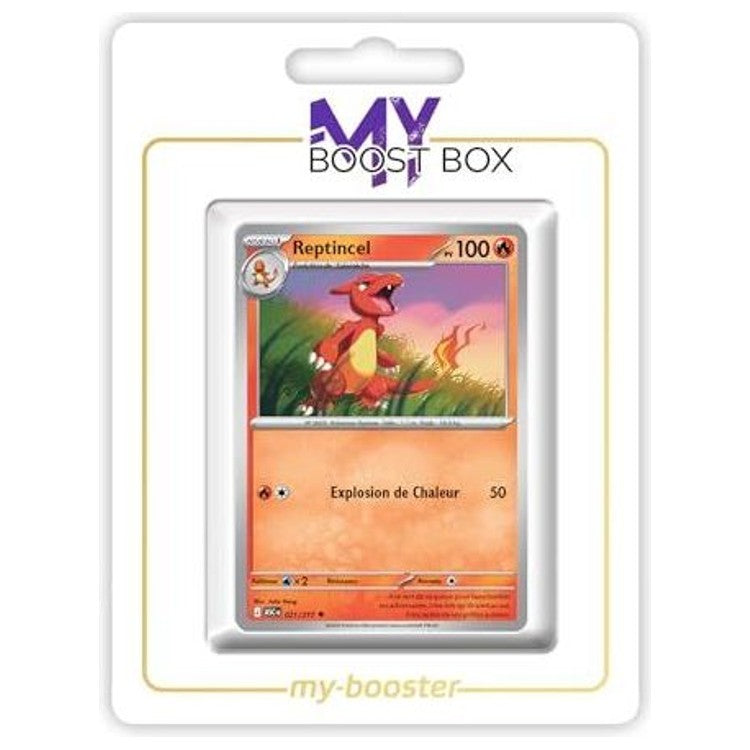 Carte Pokémon Reptincel 021/217 en version Reverse Énergie, recto, issue de l’extension Héros Transcendants du bloc Méga-Évolution