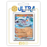 Carte Pokemon Reshiram ex 030/159 ultra rare de l’extension Aventures Ensemble bloc Ecarlate et Violet EV09, vue de face en francais
