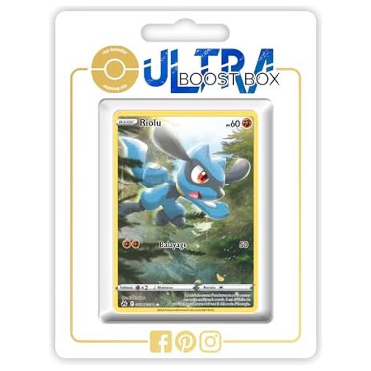 Carte Pokémon Riolu GG26/GG70 Galerie Secrète de l’extension Zénith Suprême, vue de face avec l’illustration alternative complète.