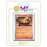 Packaging My Booster Box avec la carte Roitiflam 013/086 visible dans une fenêtre transparente.