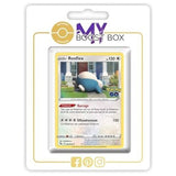 Carte Pokémon Ronflex 055/078 Holo ou Reverse de l’extension Pokémon GO Épée et Bouclier 10.5, vue de face en français