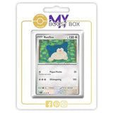 Carte Pokémon Ronflex 144/191 en version Reverse de l’extension Étincelles Déferlantes, bloc Écarlate et Violet EV08, vue de face détaillée.